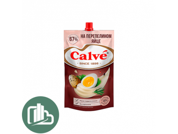 Майонез Calve с перепелиным яйцом 400г 1/24