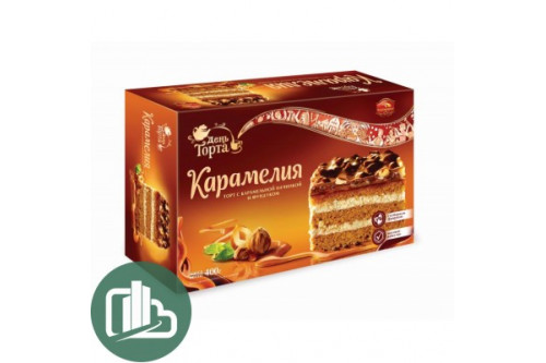 Торт Карамелия 400гр.1/6 Торт Карамелия 400гр.1/6