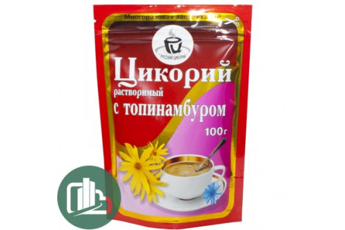 Цикорий раств 100 гр порош ЗИП красный "Русский" 1/12