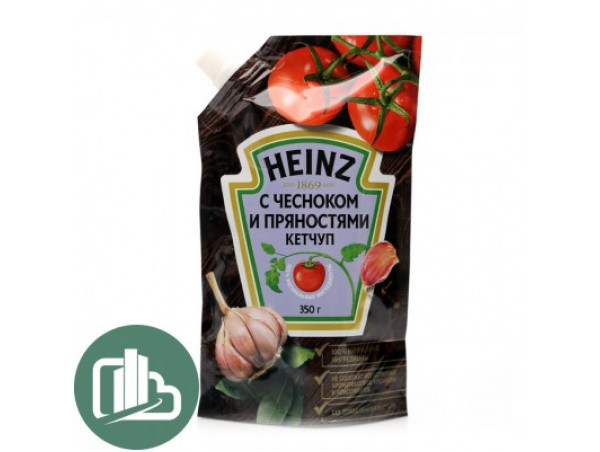 Кетчуп "Хайнц" с чесноком и пряностями 320 г 1/16
