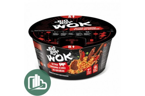 Биг-Бон WOK острая говядина в соусе 85г 1/24 по китайский