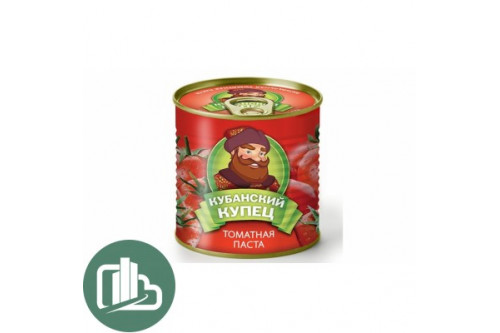 Кубанский Купец Томатная паста 770гр ж/б 1/12