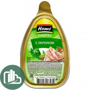Паштет HAME 105гр С Укропом 1/16