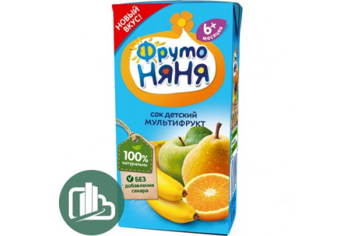 Фруто НЯНЯ Мультифрукт  0,2л 1/18