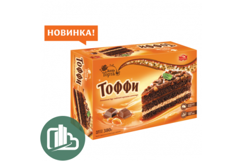 Торт Тоффи 380г 1/6 Торт Тоффи 380г 1/6