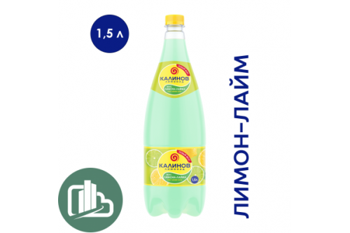Калинов 1,5л лимон-лайм 1/6  (80)