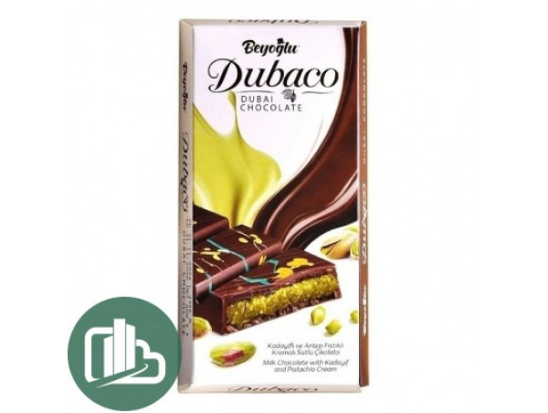 Dubaco мол шок с кадаифом и фисташки 95г 1/6 (12)