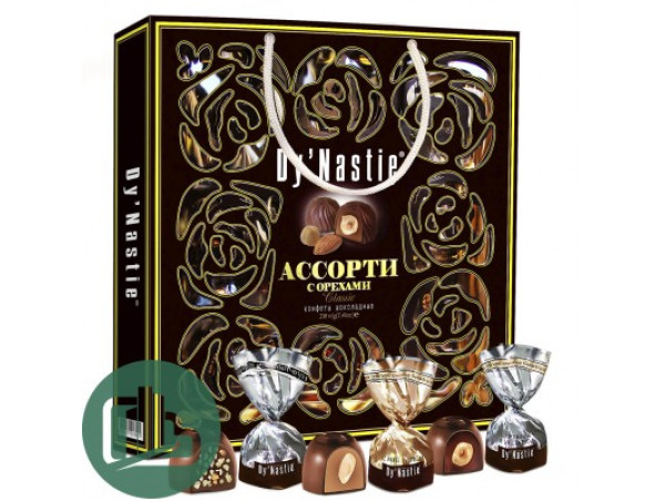 Династия Dy' Nastie 210гр Ассорти с орехами классик 1/5