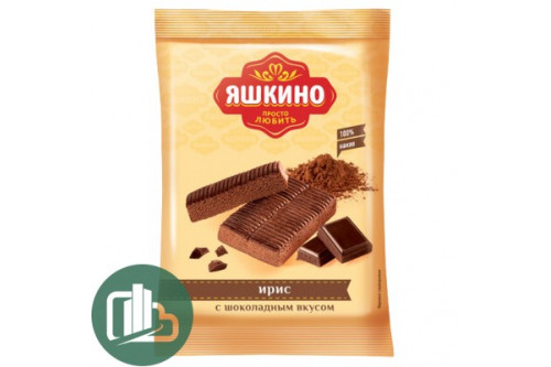 Яшкино ирис с шок. вкусом 140гр 1/28