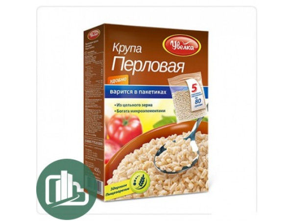 Увелка  Крупа Перловая 400гр 5*80гр 1/6
