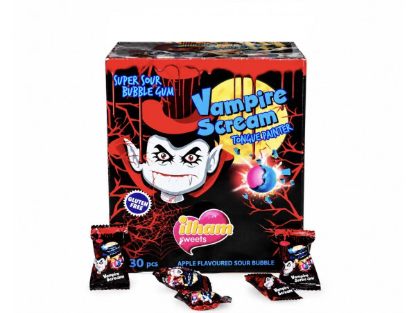 Жевательная резинка "VAMPIRE SCREAM" 3,5гр. 200шт. 6бл.
