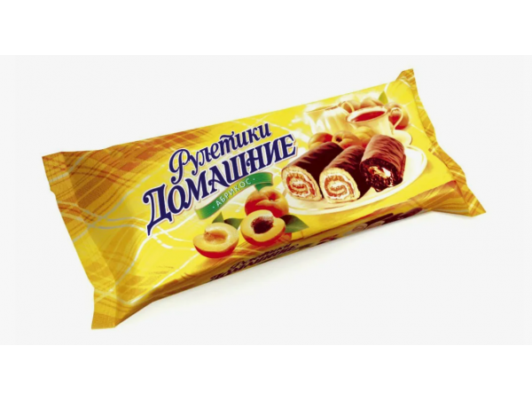 Мини рулет Домашний 150гр абрикос