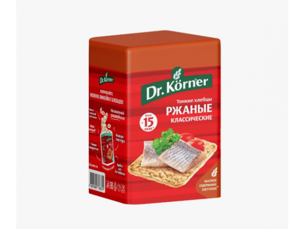 Хлебцы Корнер ржаные классич