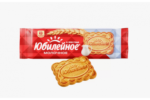 Юбилейное  печенье 112г.1х60 Молочное
