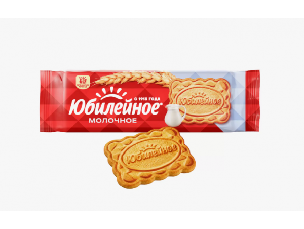 Юбилейное печенье 112г.1х60 Молочное Юбилейное печенье 112г.1х60 Молочное