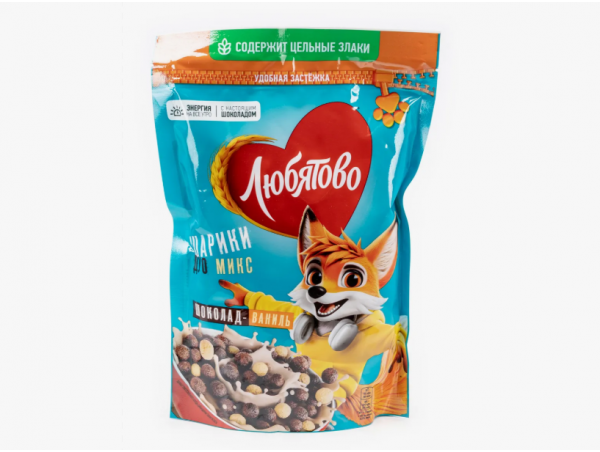Шоколадные Шарики ДУО МИКС Любятово 200г. 1*10 пакет