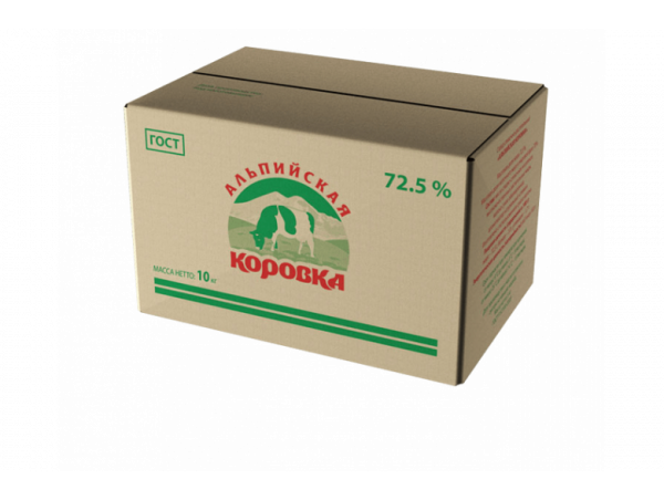 Спред "Альпийская коровка" 72.5% короб 10кг