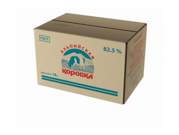 Спред "Альпийская коровка" 82.5% короб 10кг