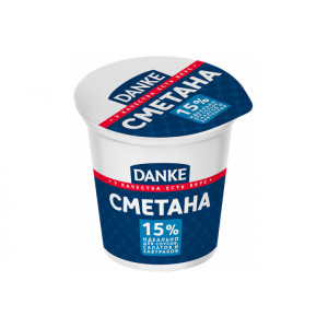 Cметана "DANKE" 15% 300г.