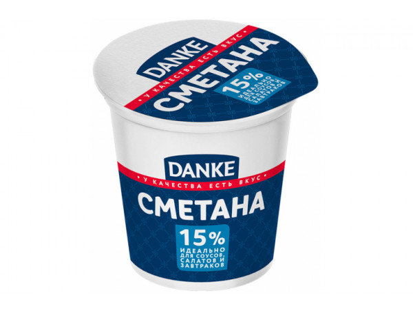 Cметана "DANKE" 15% 300г. Cметана "DANKE" 15% 300г.