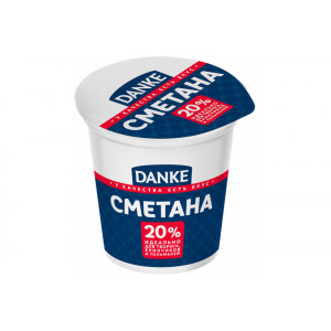 Cметана "DANKE" 20% 300г.
