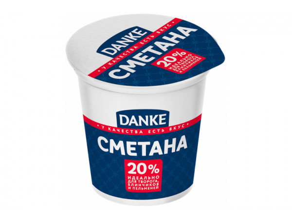 Cметана "DANKE" 20% 300г. Cметана "DANKE" 20% 300г.