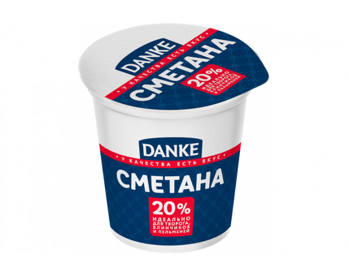 Cметана "DANKE" 20% 300г.