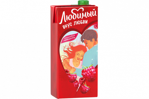 "Любимый" напиток 0.95л тетра малина "Любимый" напиток 0.95л тетра малина