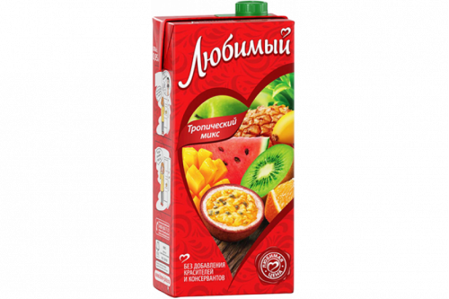 "Любимый" напиток 0.95л тетра троп.микс