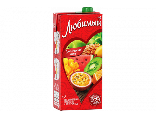 "Любимый" напиток 0.95л тетра троп.микс "Любимый" напиток 0.95л тетра троп.микс