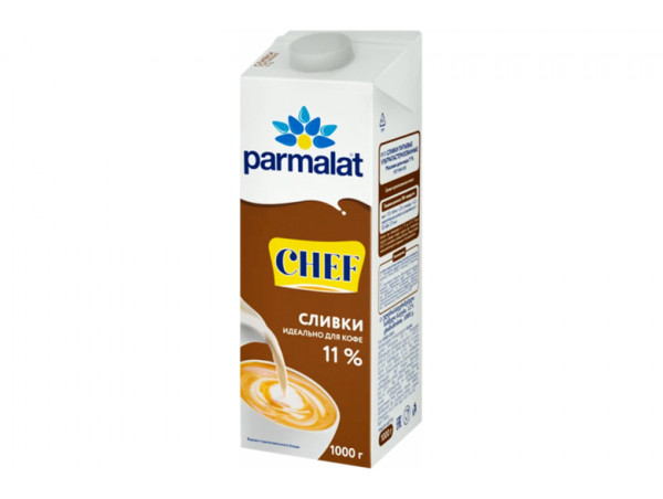 Сливки у/пастеризованные "Parmalat" Chef 11% 1000г.