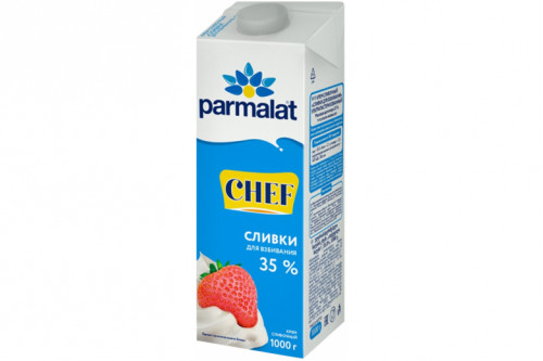 Сливки для взбивания у/пастеризованные "Parmalat" Chef 35% 1000г.
