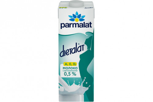 Молоко у/пастеризованное "Parmalat" Dietalat 0,5% 1л.