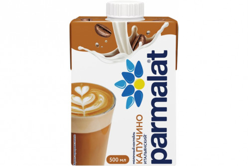 Коктейль молочный у/пастеризованный "Parmalat" 1,5% 500мл. Капучино