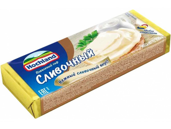 Сыр плав. "Хохланд" 100г блоч сливочный