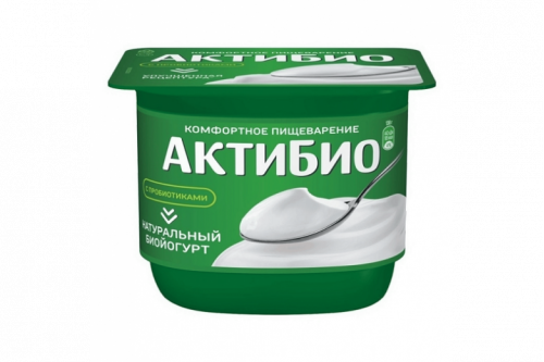 Йогурт "АктиБИО" 130г натуральный 3,5%