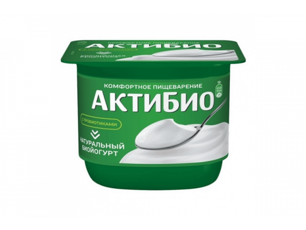 Йогурт "АктиБИО" 130г натуральный 3,5%