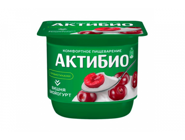Йогурт "АктиБИО" 130г вишня 2,9%