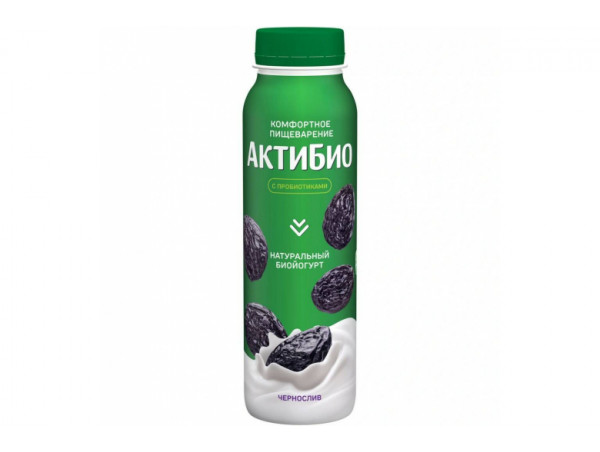 Йогурт "Актибио" чернослив 260г
