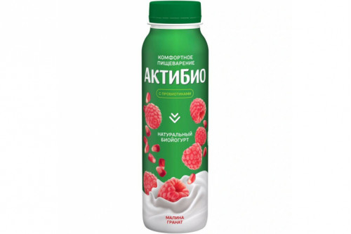 Йогурт "Актибио" малина-гранат 260г