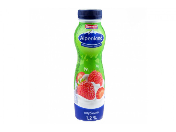 Йогурт Alpenland 290г клубника