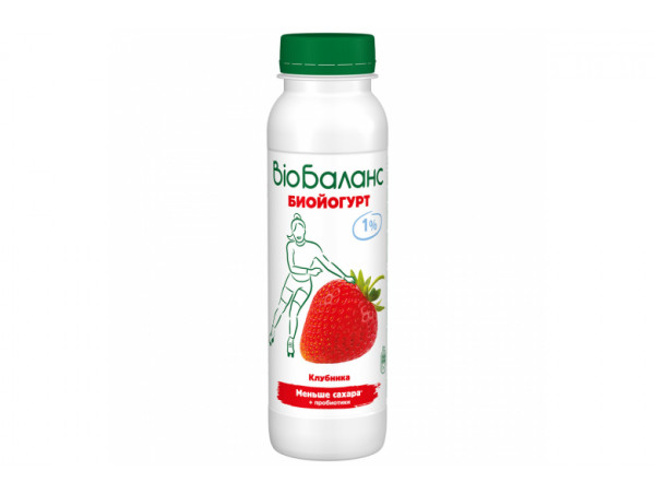 Йогурт "Bio-баланс" клубника 270г
