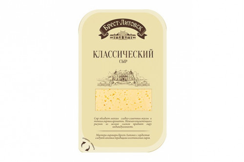 Сыр "Брест-Литовск" классический нарезка 130г