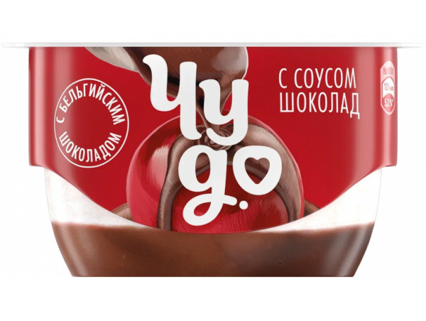Десерт творожный "Чудо" 4,4% 100г. С соусом шоколад