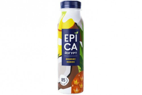 Йогурт Epica ананас-кокос 260г