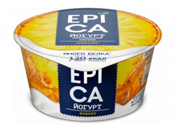 Йогурт Epica анананс 130г