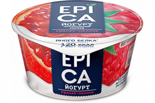 Йогурт Epica гранат-малина 130г