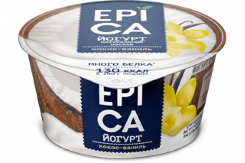 Йогурт Epica кокос-ваниль 130г