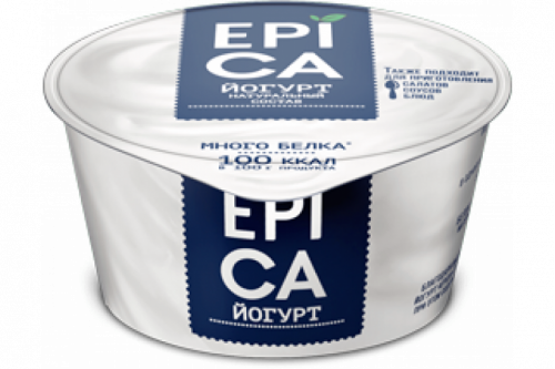 Йогурт Epica натуральный 130гlytq Йогурт Epica натуральный 130гlytq