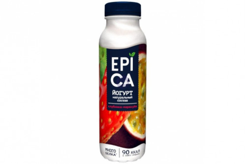 Йогурт Epica клубника-маракуйя 260г